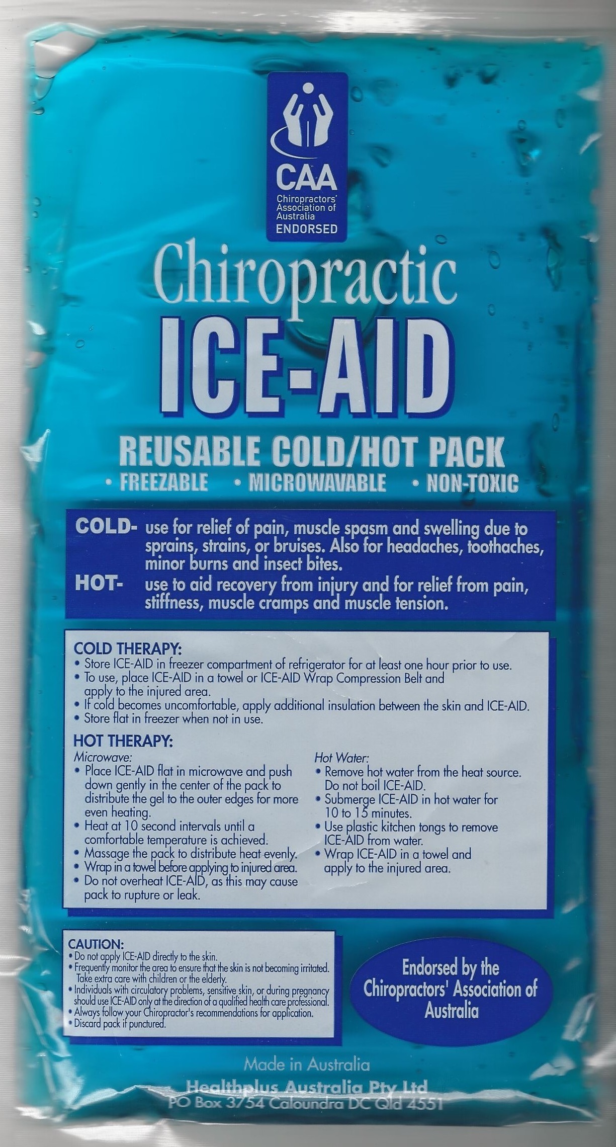 Chiropractic sales ice packs